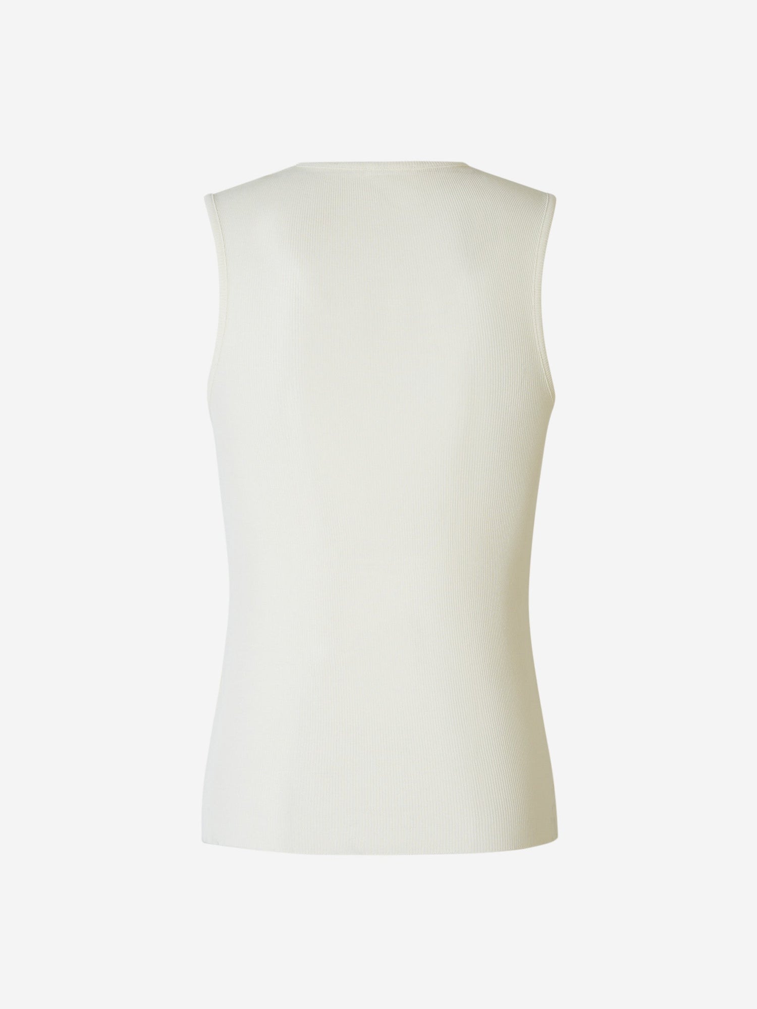Ami Paris Camiseta Larga Sin Mangas color Crema sku 553-003279 01 - Foto 3