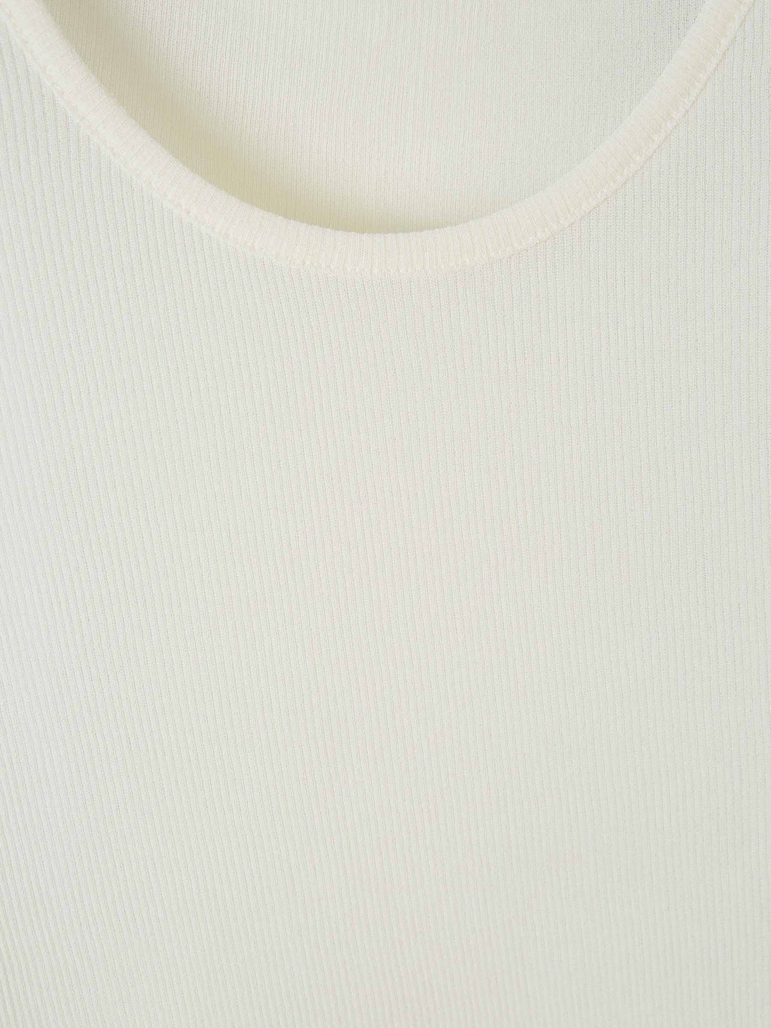 Ami Paris Camiseta Larga Sin Mangas color Crema sku 553-003279 01 - Foto 4