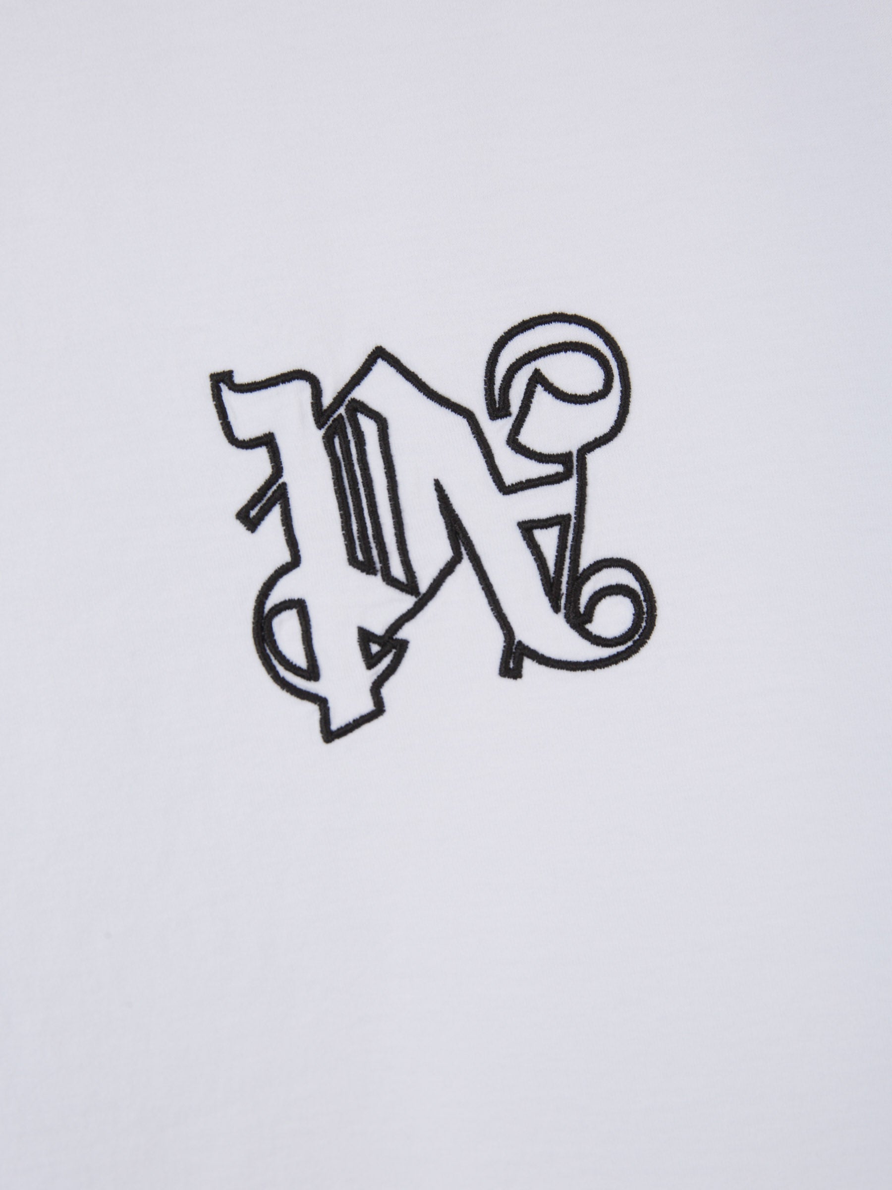 Palm Angels Camiseta Logo Bordado color Blanco sku 553-003298 01 - Foto 4