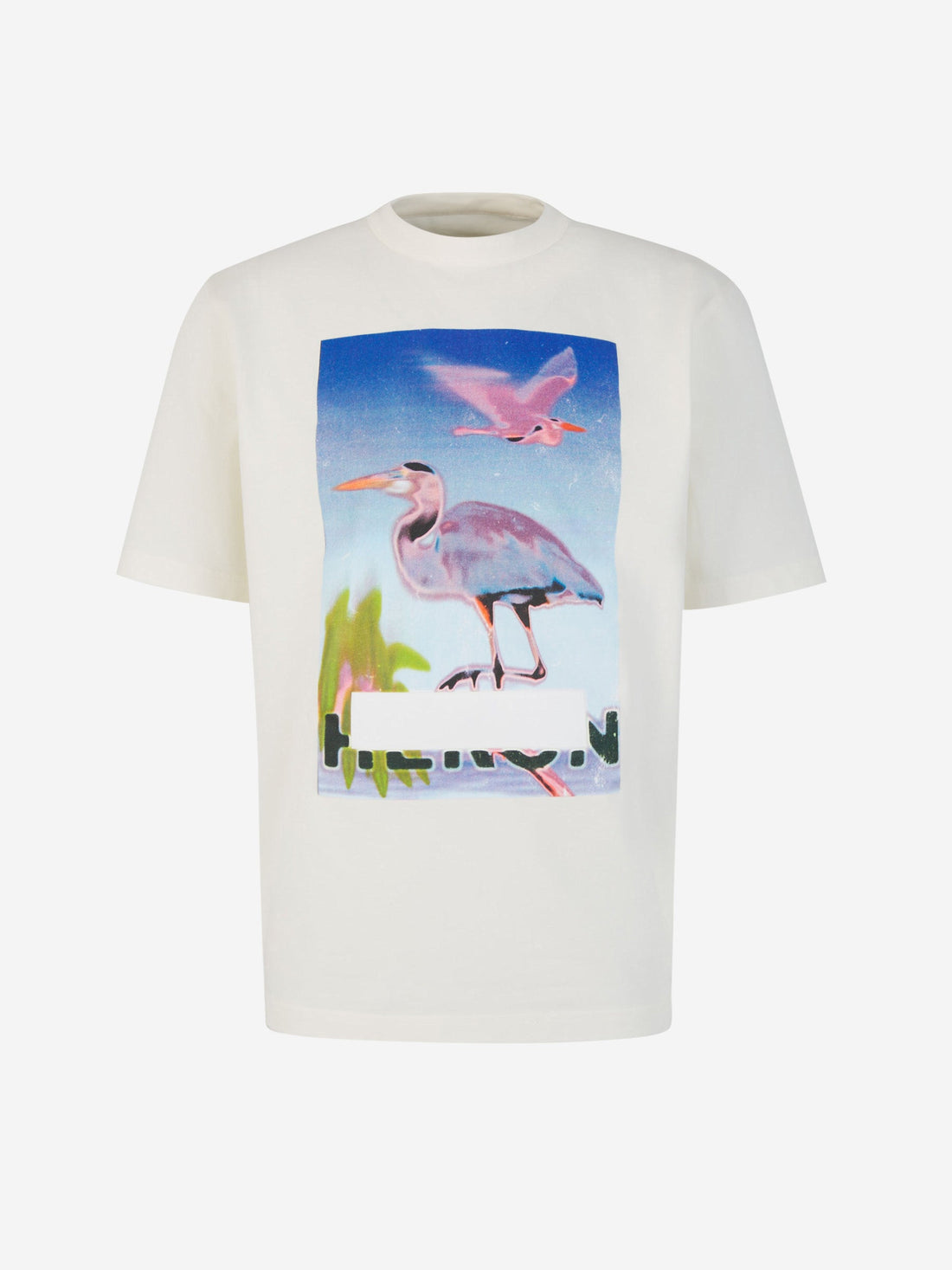 Heron Preston Camiseta Gráfico Estampado color Beis sku 553-003309 01 - Foto 1