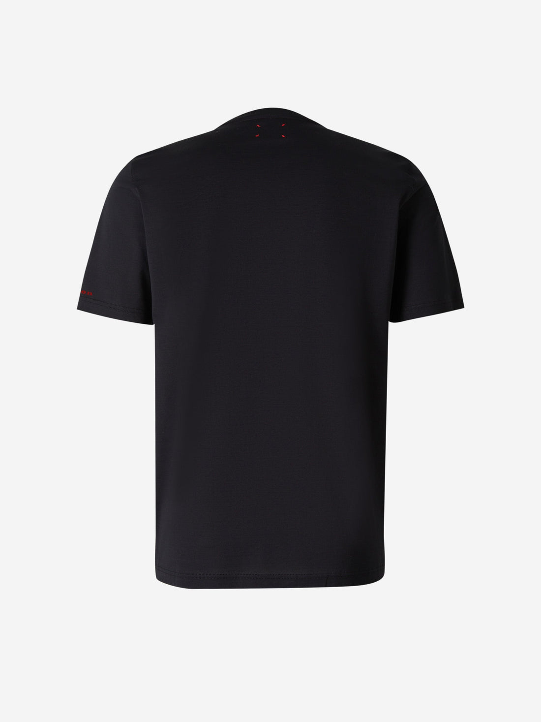 Kiton Camiseta Lisa Algodón color Negro sku 553-003321 01 - Foto 2