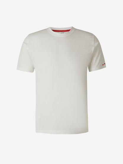 Kiton Camiseta Lisa Algodón color Blanco sku 553-003322 01 - Foto 1