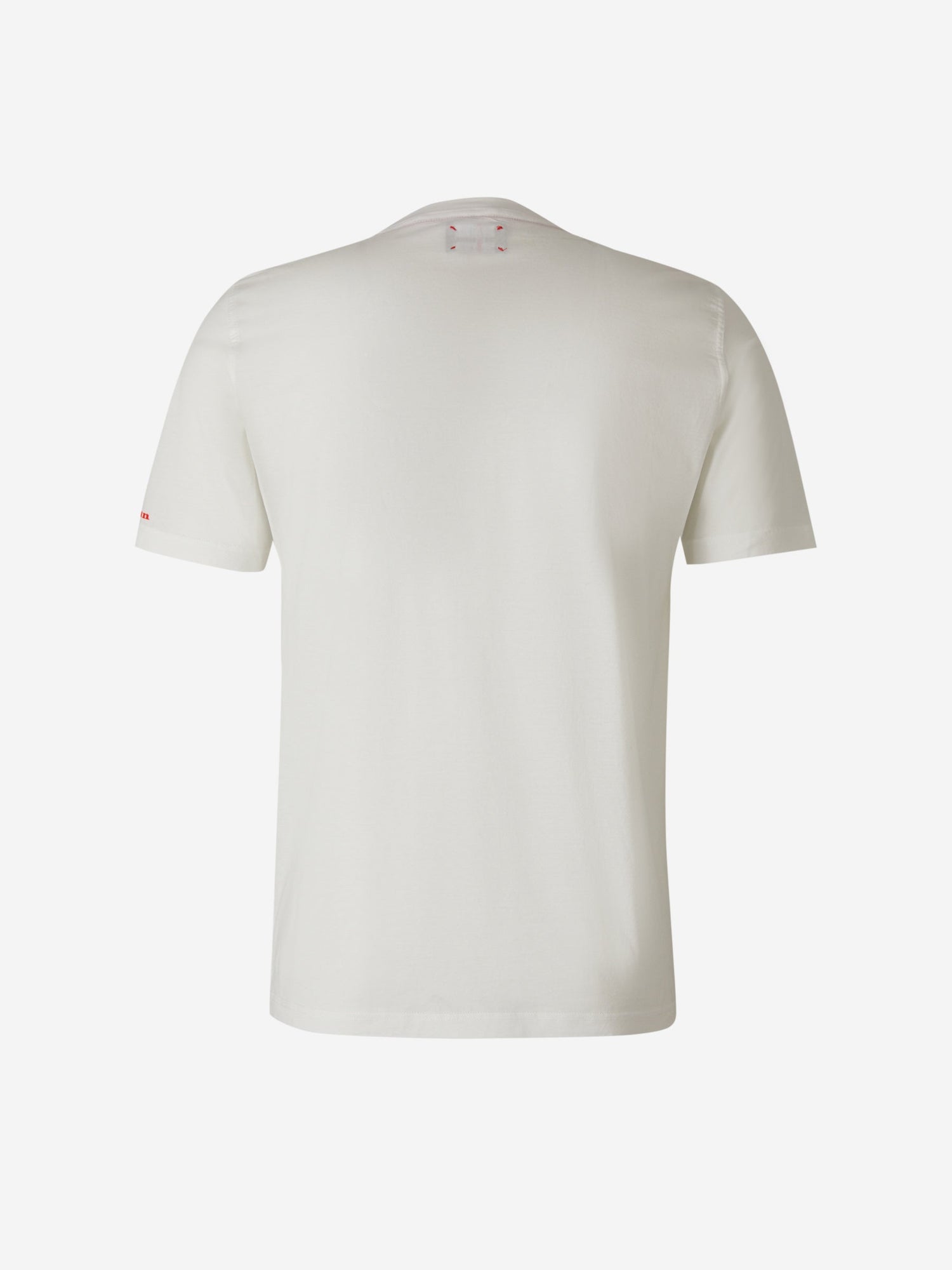 Kiton Camiseta Lisa Algodón color Blanco sku 553-003322 01 - Foto 2