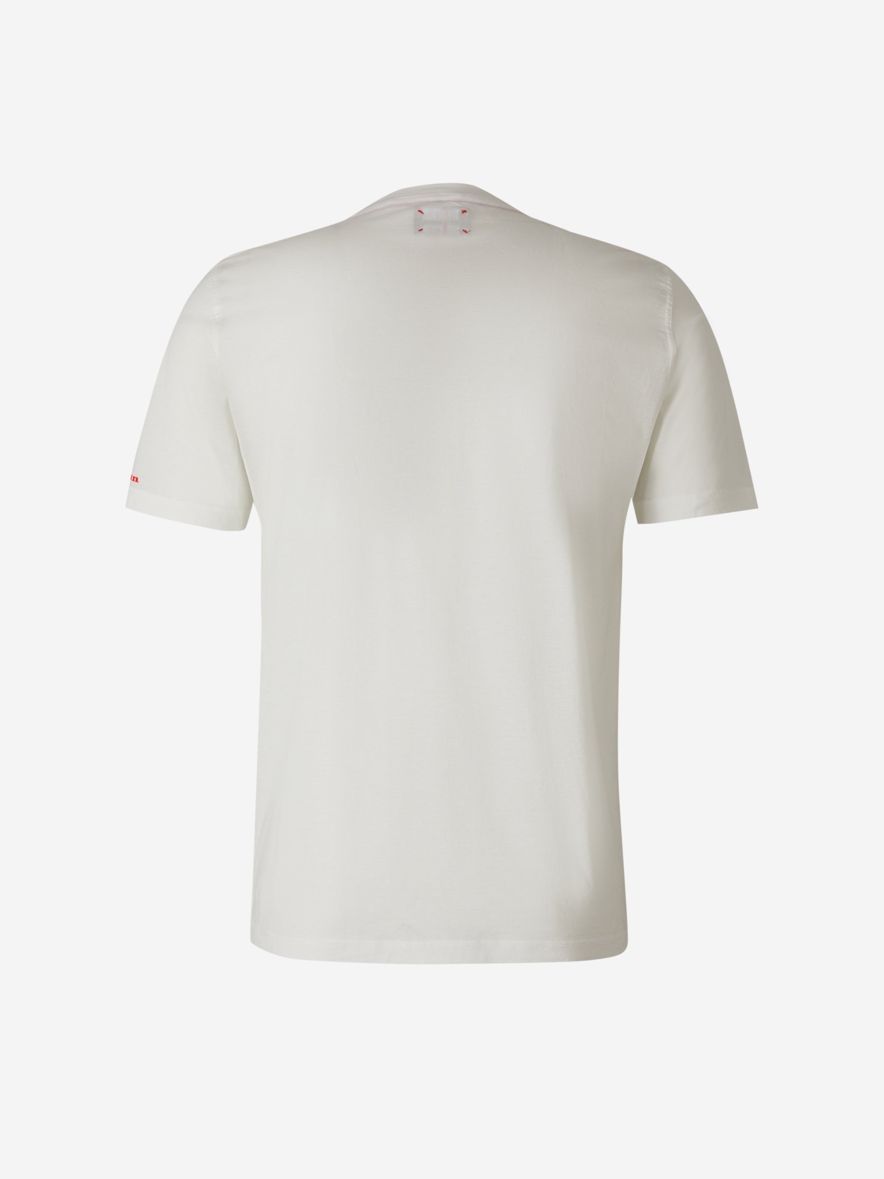Kiton Camiseta Lisa Algodón color Blanco sku 553-003322 01 - Foto 2