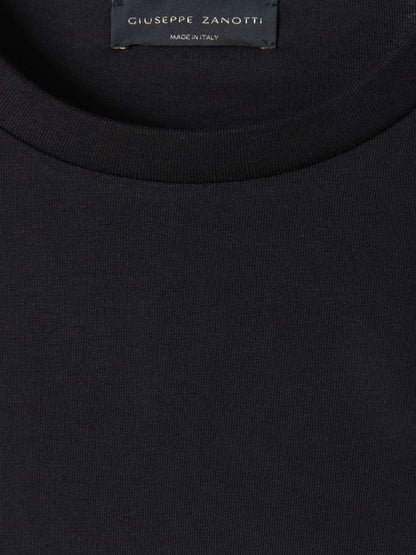 Giuseppe Zanotti Camiseta Logo Bordado color Negro sku 553-003344 02 - Foto 3