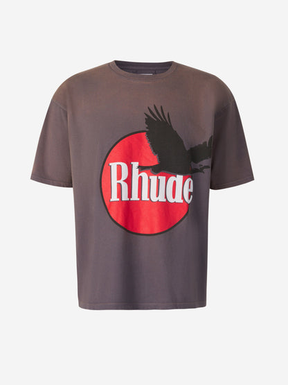 Rhude Camiseta Estampado Algodón color Topo sku 553-003356 00 - Foto 1