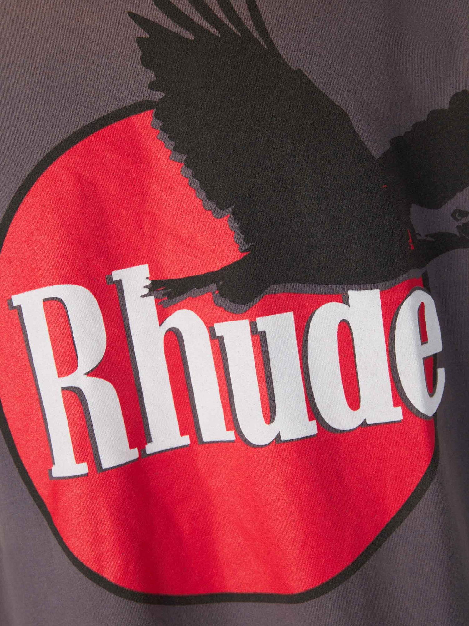 Rhude Camiseta Estampado Algodón color Topo sku 553-003356 00 - Foto 4