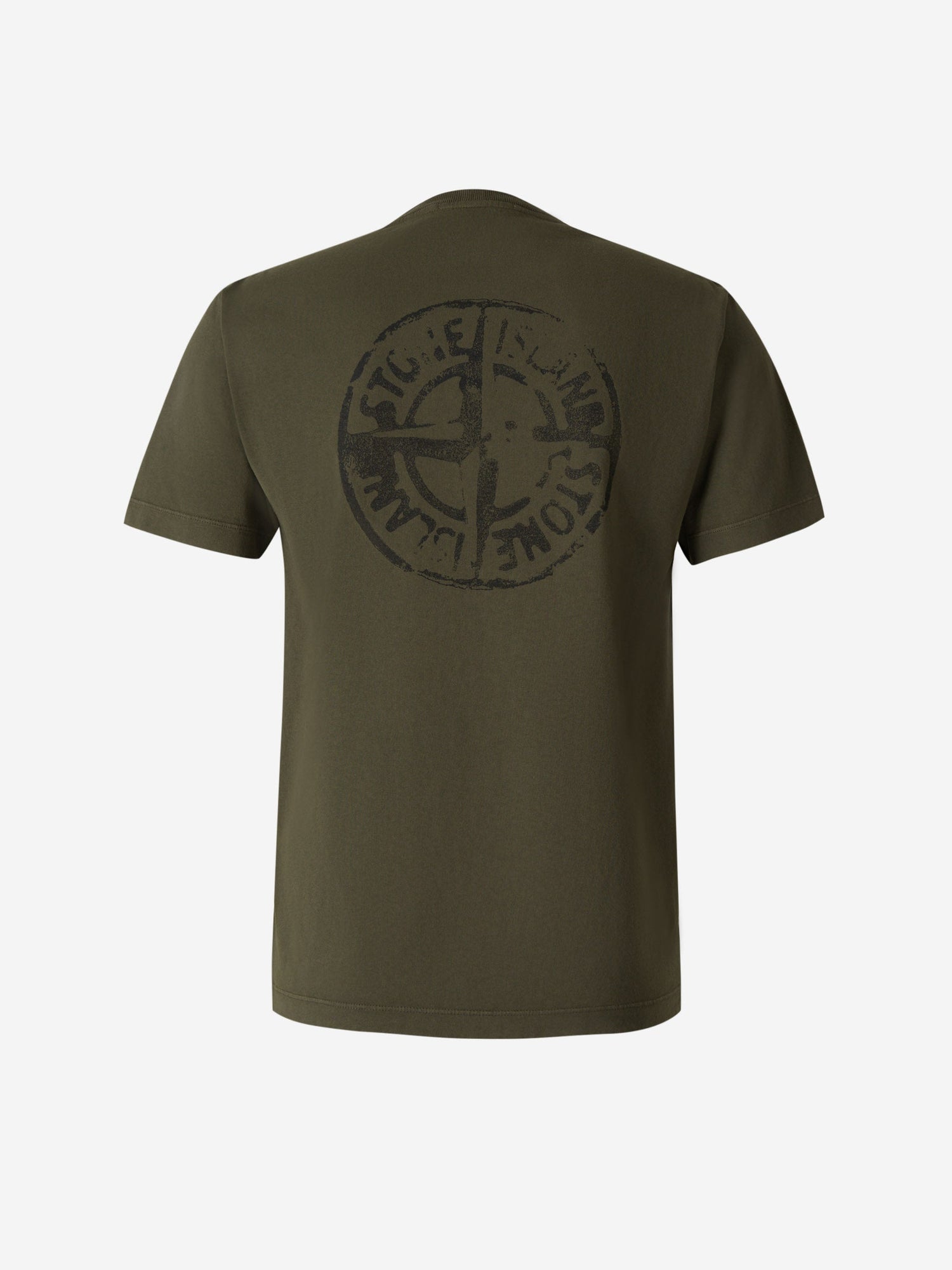 Stone Island Camiseta Logo Bordado color Verde Oscuro sku 553-003373 02 - Foto 2