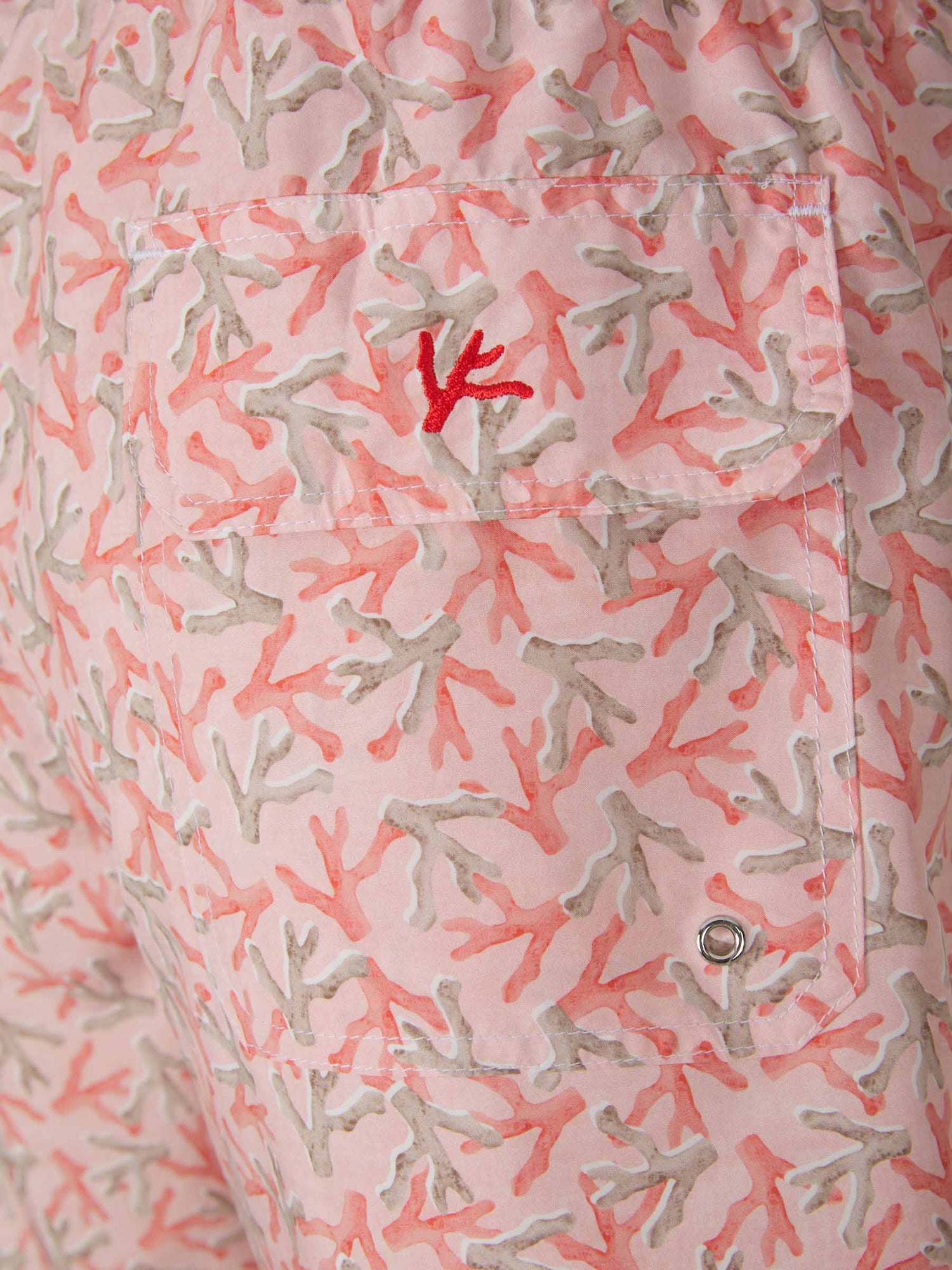 Isaia Bañador Motivo Algas color Rosa Claro sku 561-001184 02 - Foto 4