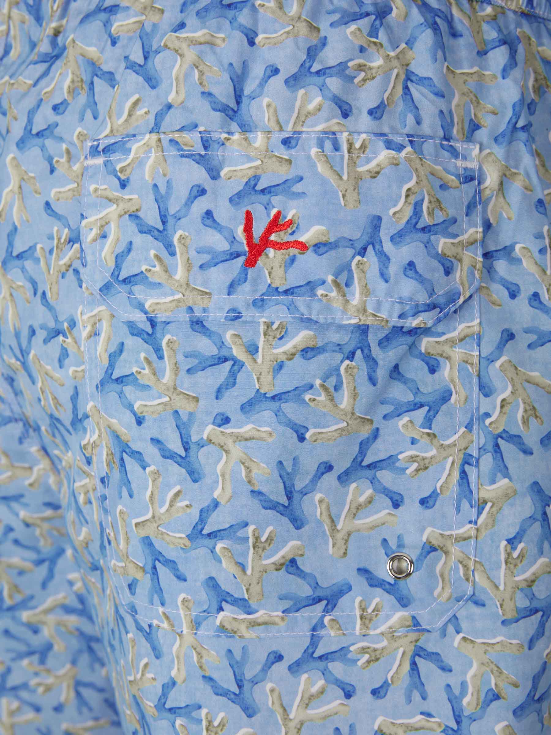 Isaia Bañador Motivo Algas color Rosa Claro sku 561-001184 02 - Foto 8