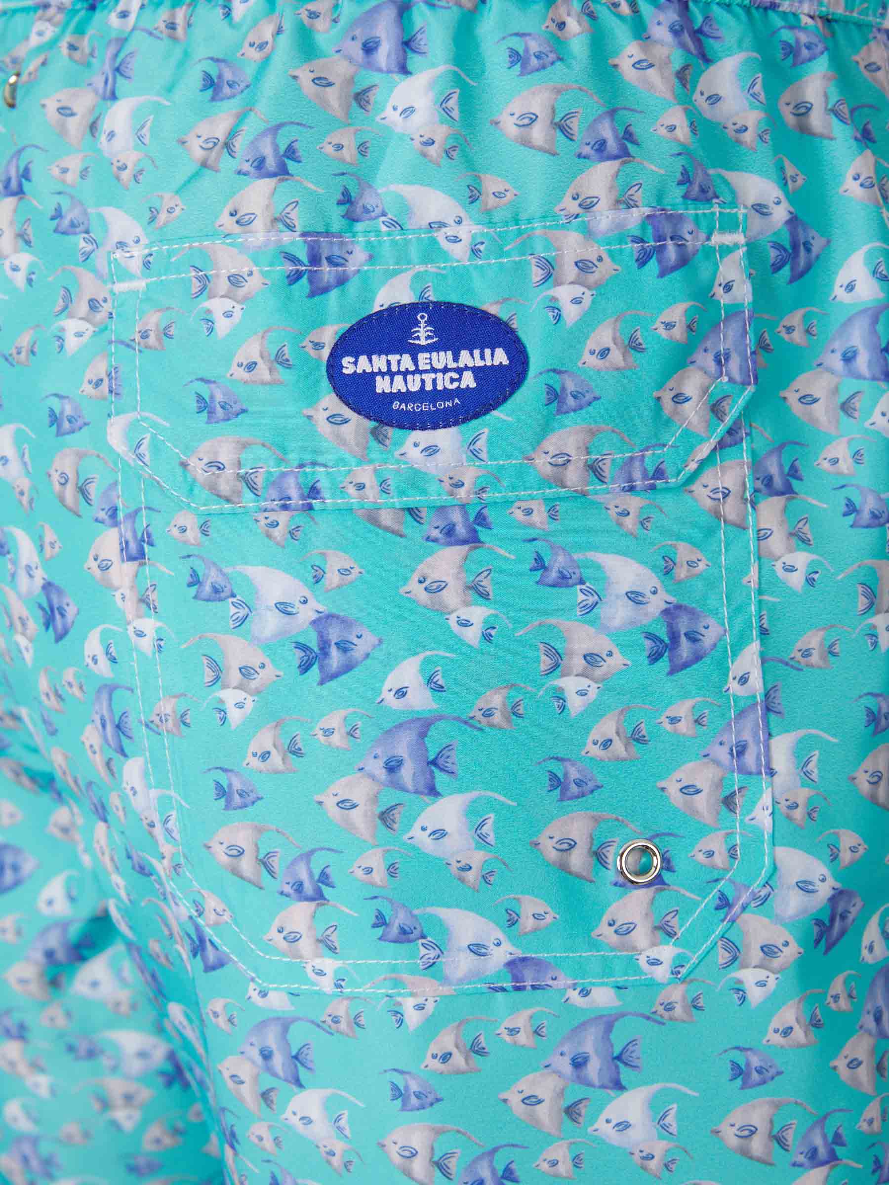Santa Eulalia Bañador Naútico Motivo Marino color Turquesa sku 561-001204 01 - Foto 5
