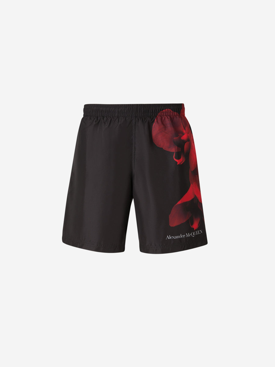 Alexander McQueen Bañador Gráfico Estapado color Negro sku 561-001272 01 - Foto 1