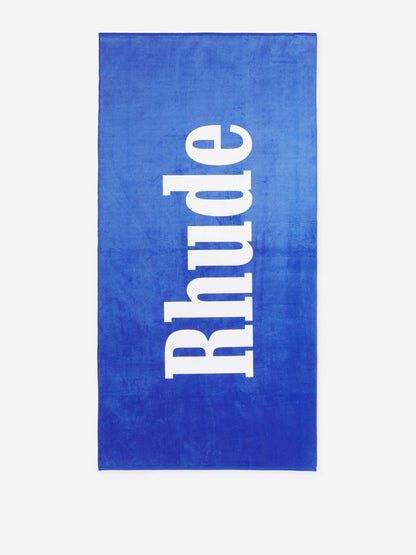 Rhude Toalla Logo Algodón color Azul Marino sku 562-000047 00 - Foto 1