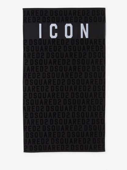 Dsquared2 Toalla Icon Algodón color Negro sku 562-000049 01 - Foto 4