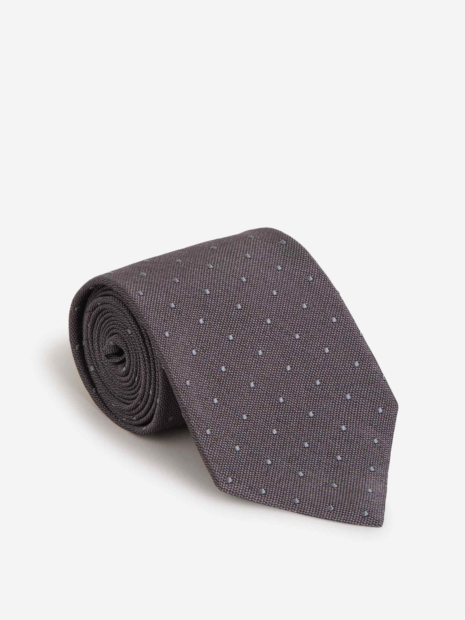 Tom Ford Corbata Motivo Geométrico color Gris Piedra sku 601-000998 02 - Foto 1