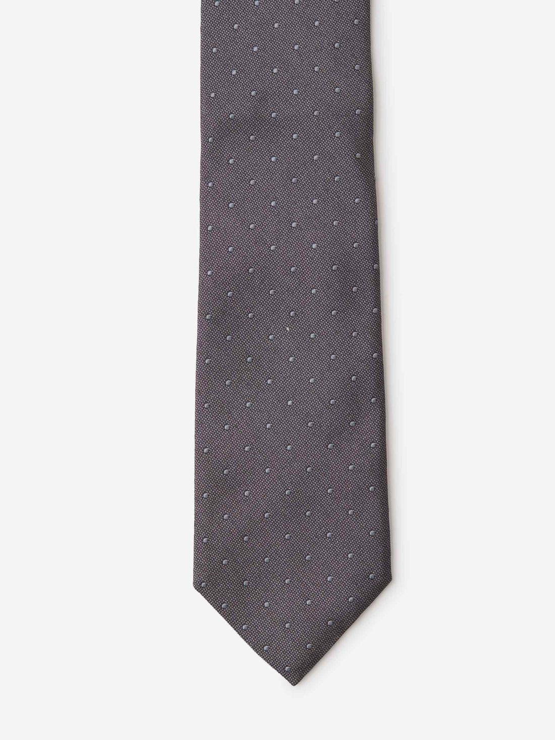 Tom Ford Corbata Motivo Geométrico color Gris Piedra sku 601-000998 02 - Foto 2