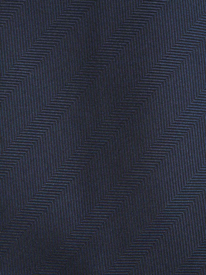 Santa Eulalia Corbata Motivo Espiga Seda color Azul Noche sku 601-001011 03 - Foto 3