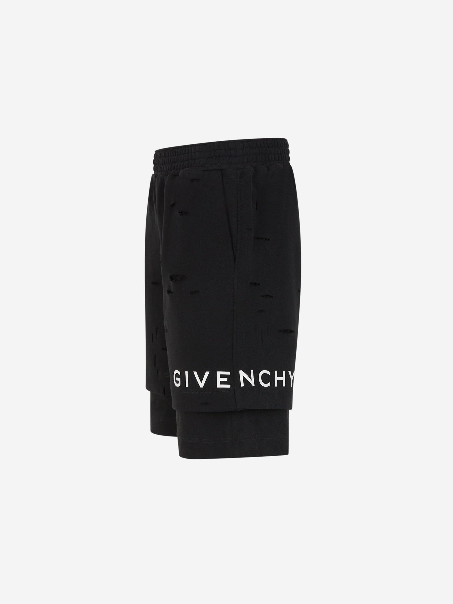 Givenchy Bermudas Algodón Logo color Negro sku 523-000928 01 - Foto 2