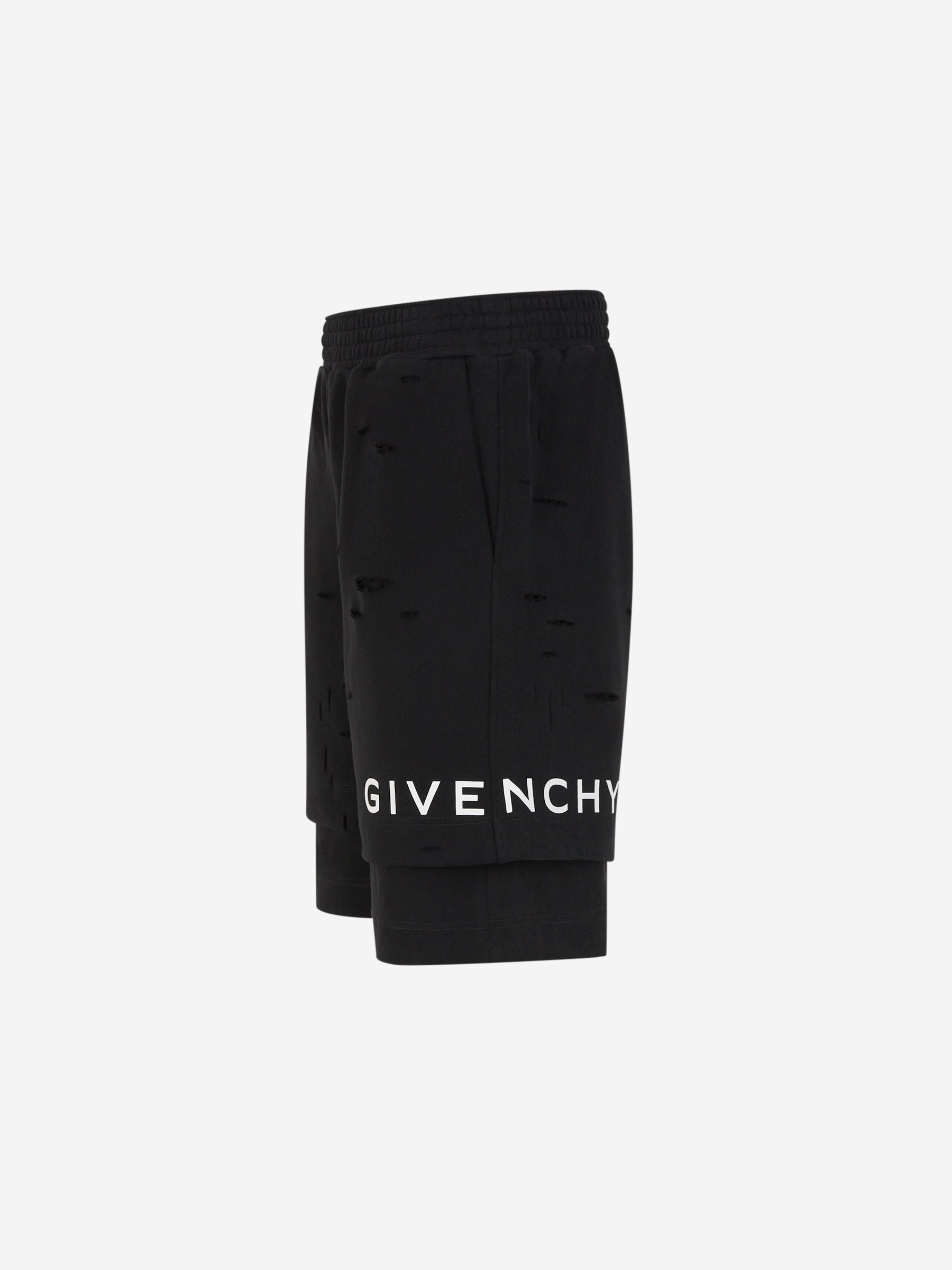Givenchy Bermudas Algodón Logo color Negro sku 523-000928 01 - Foto 2