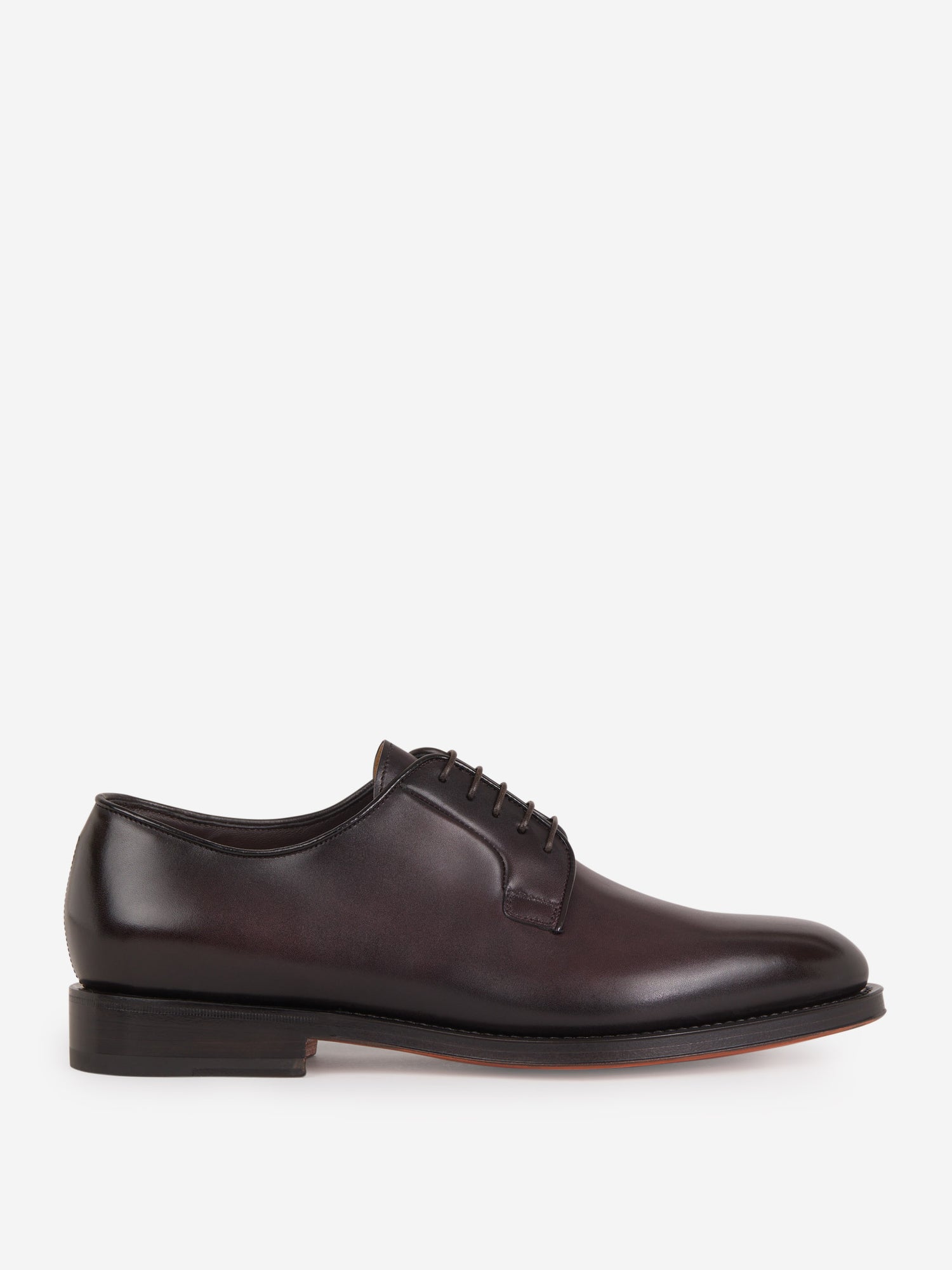 Santoni Zapatos Derby Piel color Burdeos sku 610-000175 01 - Foto 1