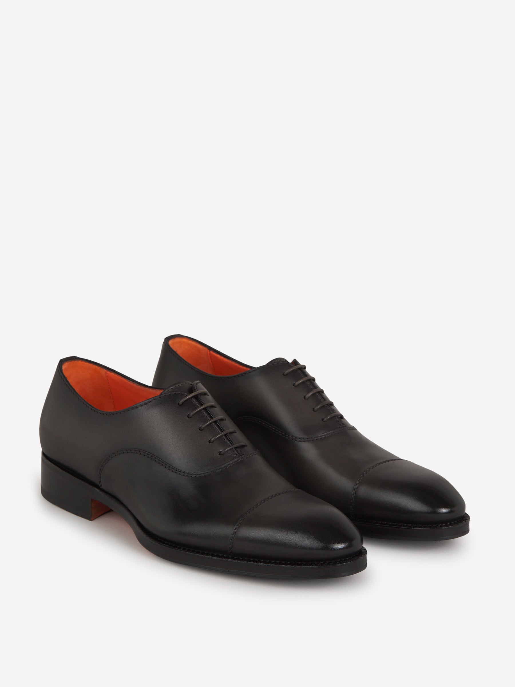 Outlet online Santoni Hombre Zapatos Oxford Piel color Negro sku 610-000183 01 - Foto 2