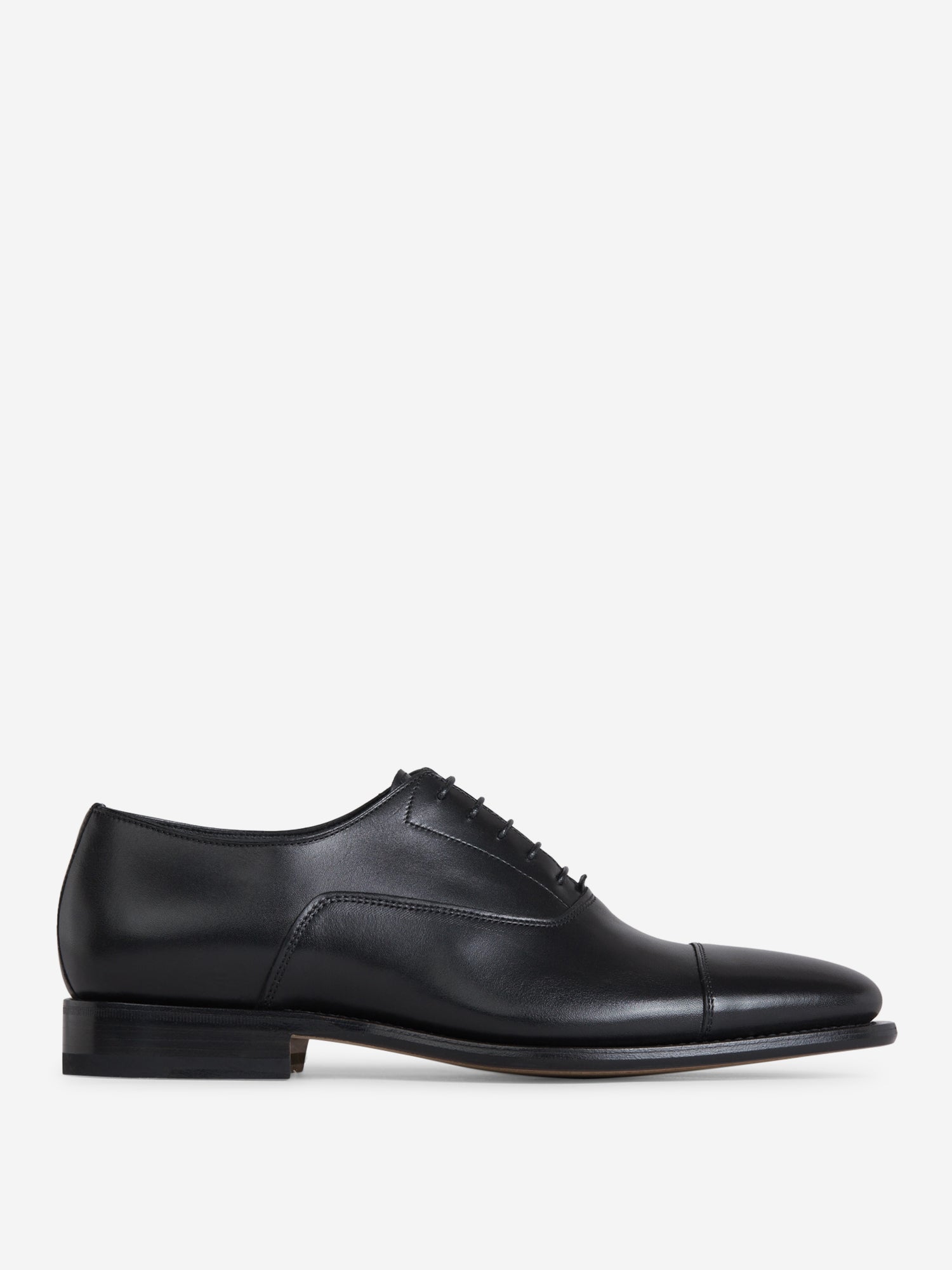 Santoni Zapatos Oxford Piel color Negro sku 611-003637 01 - Foto 4