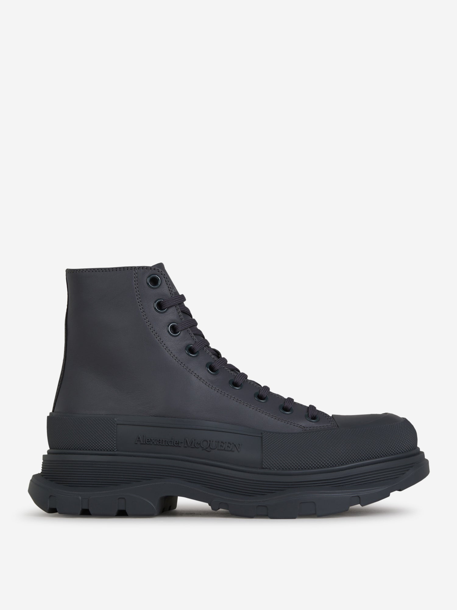 Alexander McQueen Botas Tread Slick color Gris Antracita sku 611-003977 00 - Foto 1