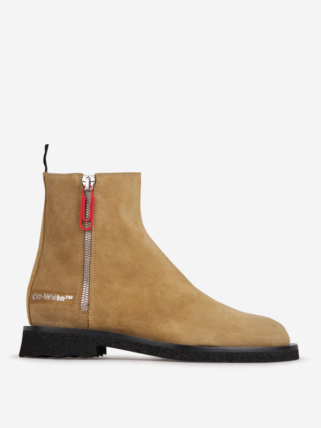 Off-White Botas Chelsea Logo color Caramelo sku 611-003981 00 - Foto 1