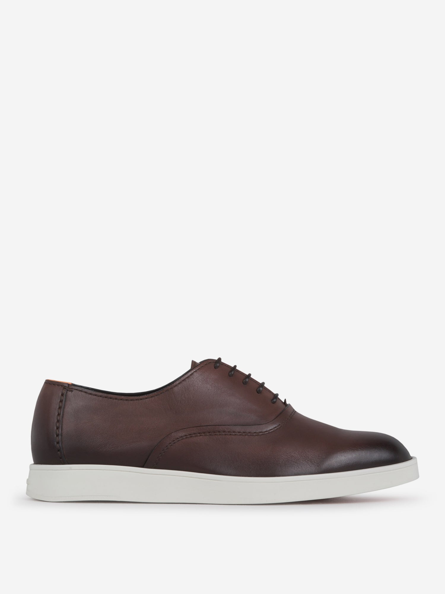 Santoni Zapatos Oxford Piel color Marrón Oscuro sku 611-004006 01 - Foto 1