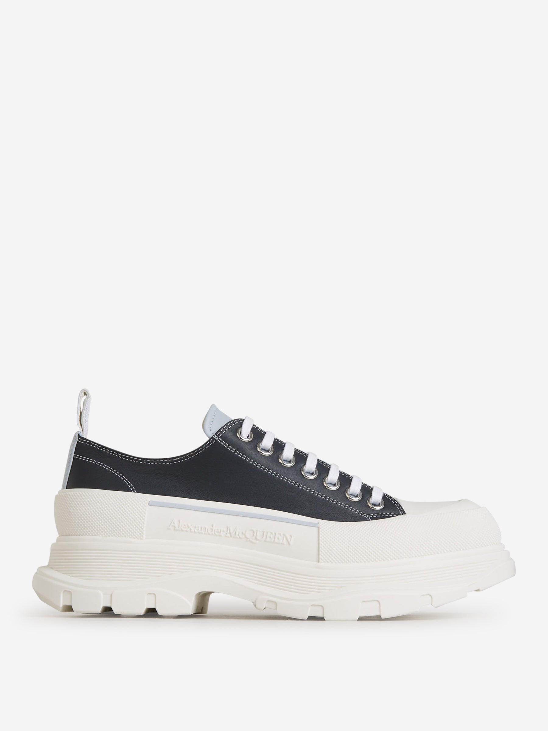 Outlet online Alexander McQueen Hombre Sneakers Tread Slick color Azul Noche sku 611-004075 01 - Foto 1