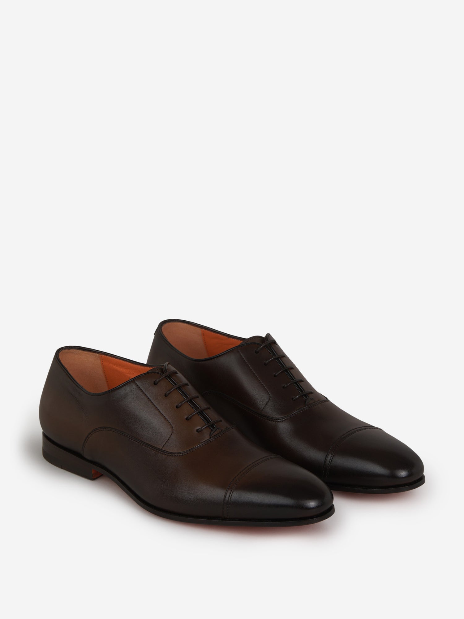Outlet online Santoni Hombre Zapatos Oxford Piel color Marrón sku 611-004081 01 - Foto 2