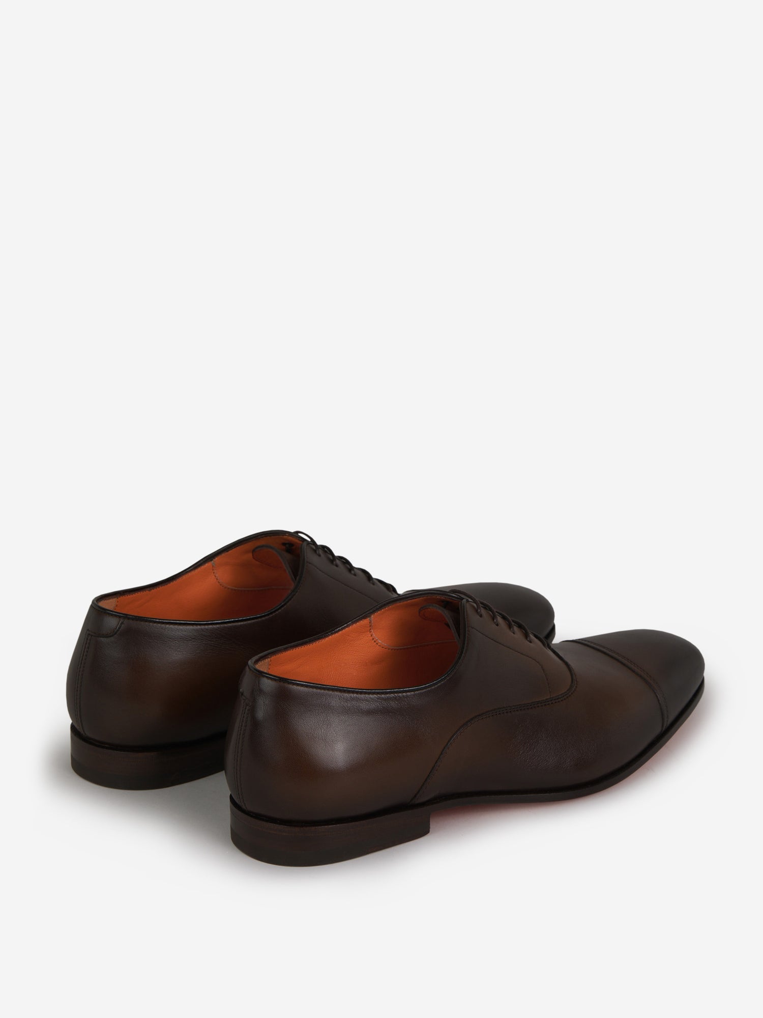 Outlet online Santoni Hombre Zapatos Oxford Piel color Marrón sku 611-004081 01 - Foto 3