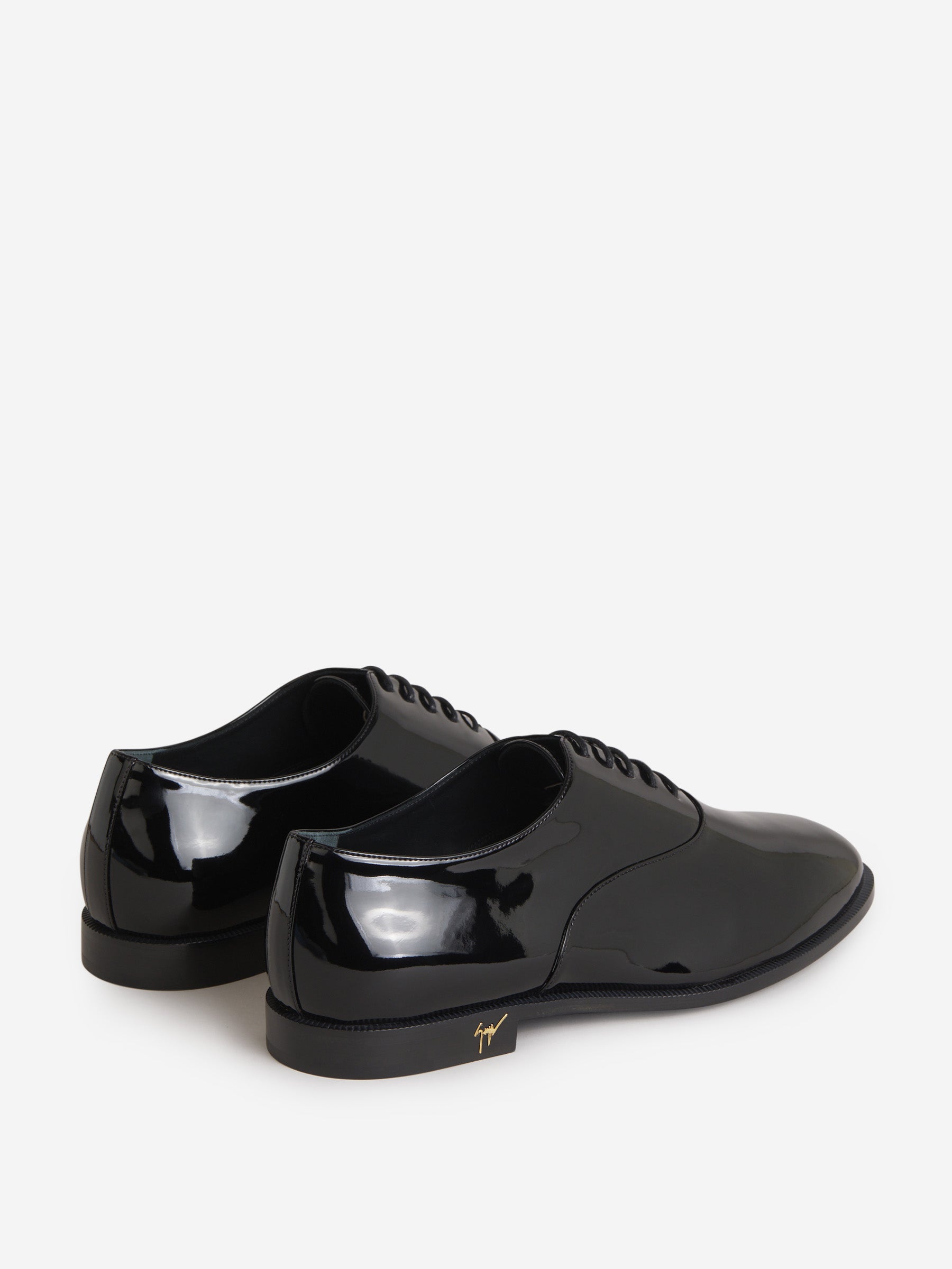 Outlet online Giuseppe Zanotti Hombre Zapatos Oxford Charol color Negro sku 611-004099 01 - Foto 3
