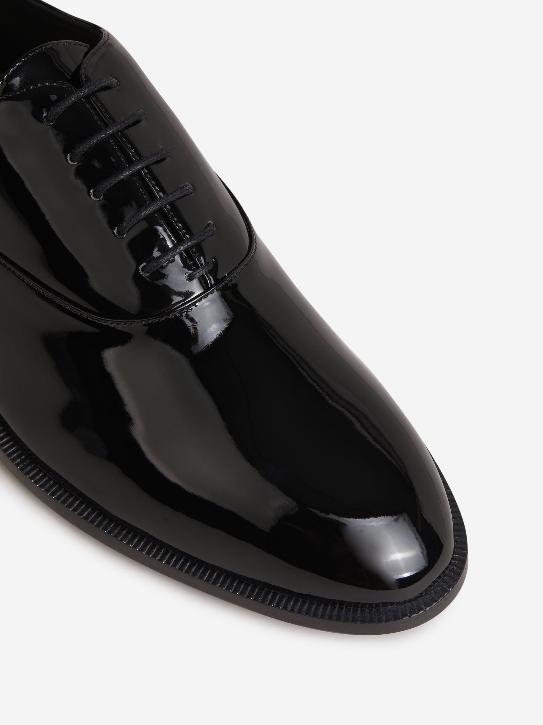 Outlet online Giuseppe Zanotti Hombre Zapatos Oxford Charol color Negro sku 611-004099 01 - Foto 4