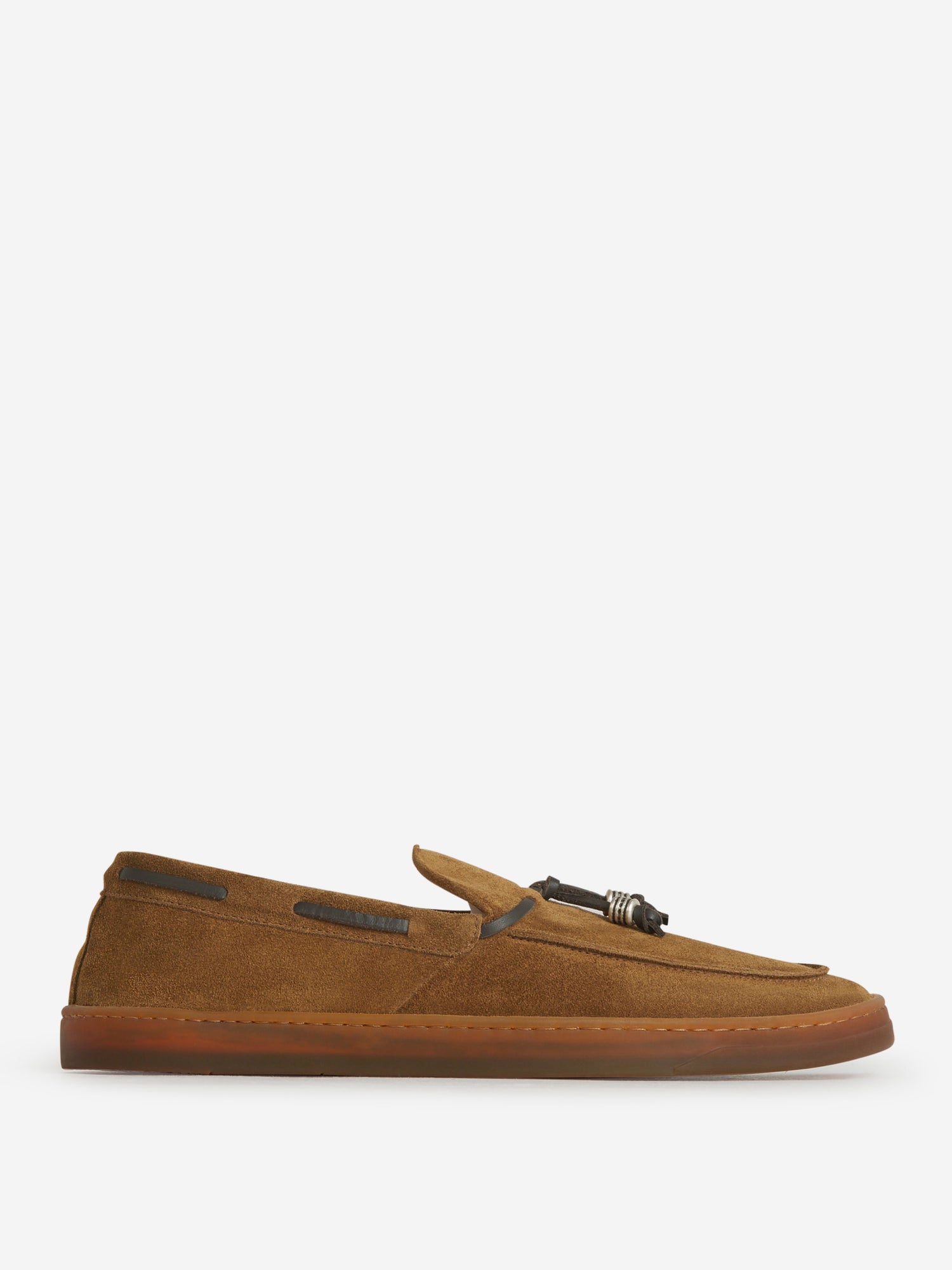 Outlet online Henderson Baracco Hombre Mocasines Borla Ante color Marrón sku 611-004105 01 - Foto 1
