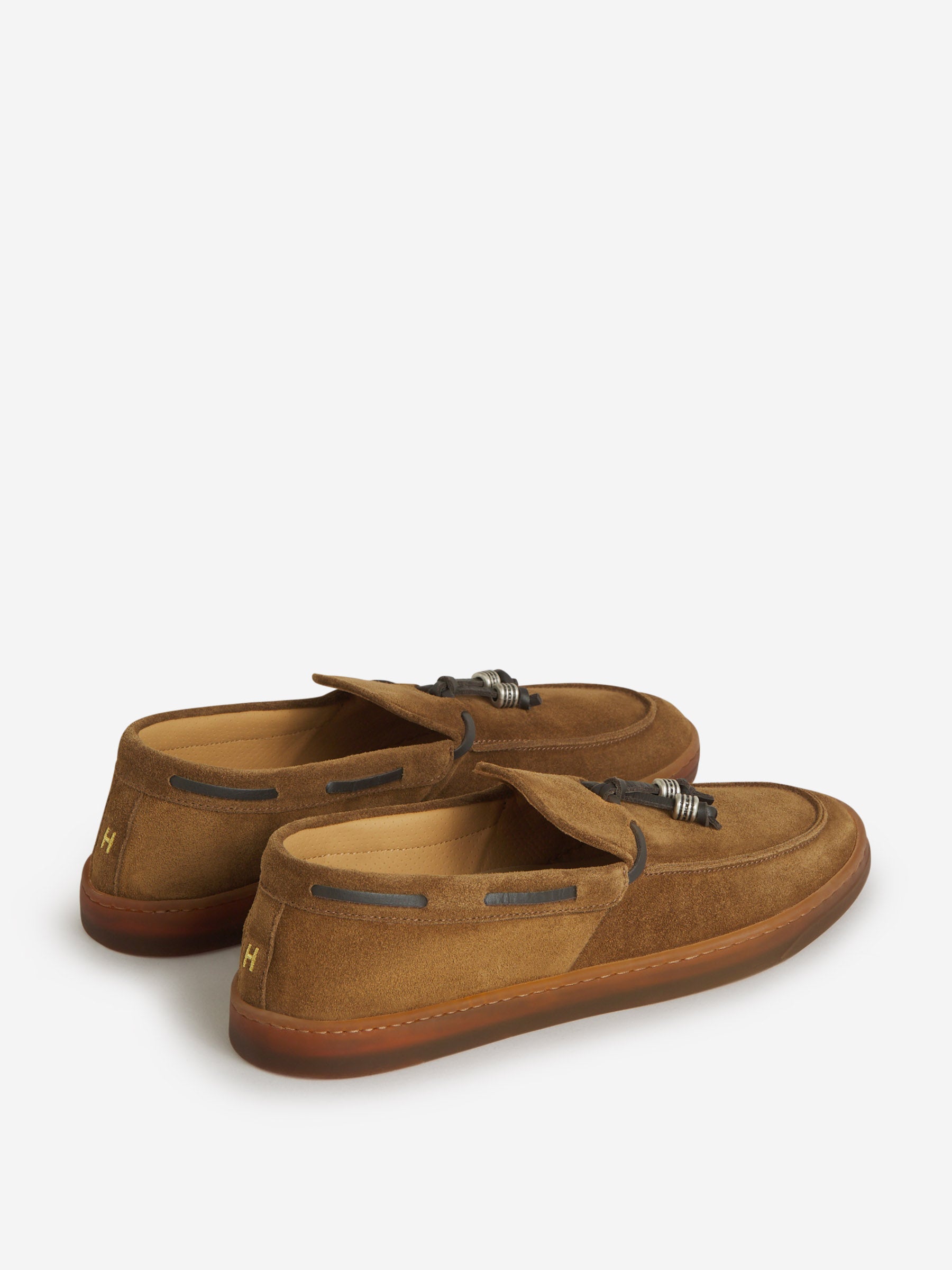 Outlet online Henderson Baracco Hombre Mocasines Borla Ante color Marrón sku 611-004105 01 - Foto 3