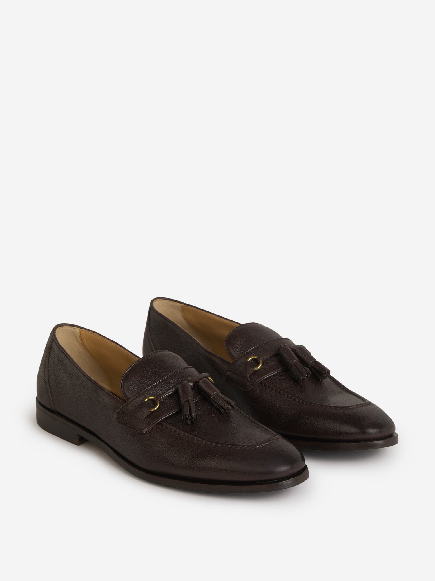 Outlet online Henderson Baracco Hombre Mocasines Borla Piel color Marrón Oscuro sku 611-004109 01 - Foto 2