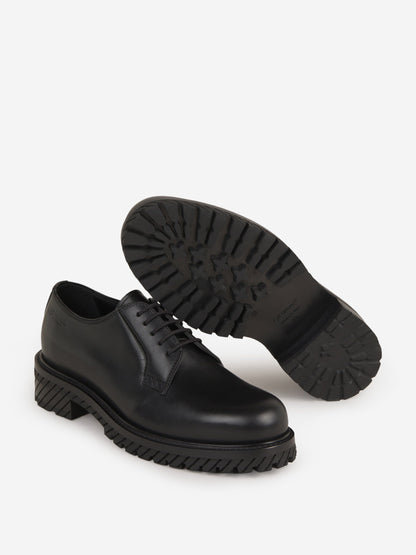 Outlet online Off-White Hombre Zapatos Sponge Derby color Negro sku 611-004240 01 - Foto 4