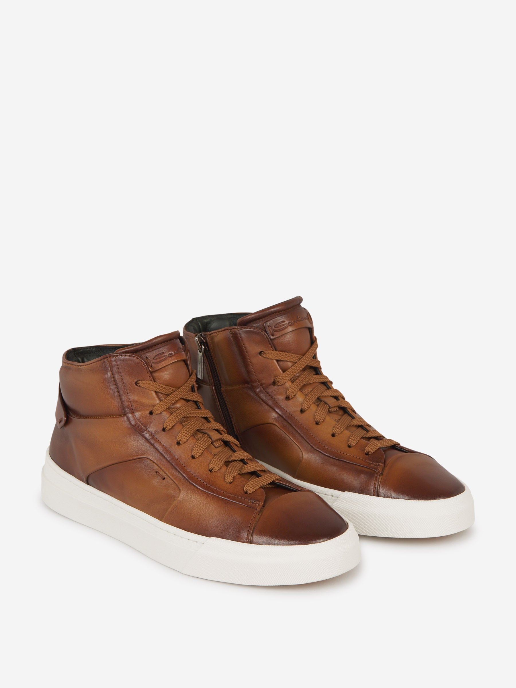 Double Buckle Sneakers Santoni Luxury Brand Outlet
