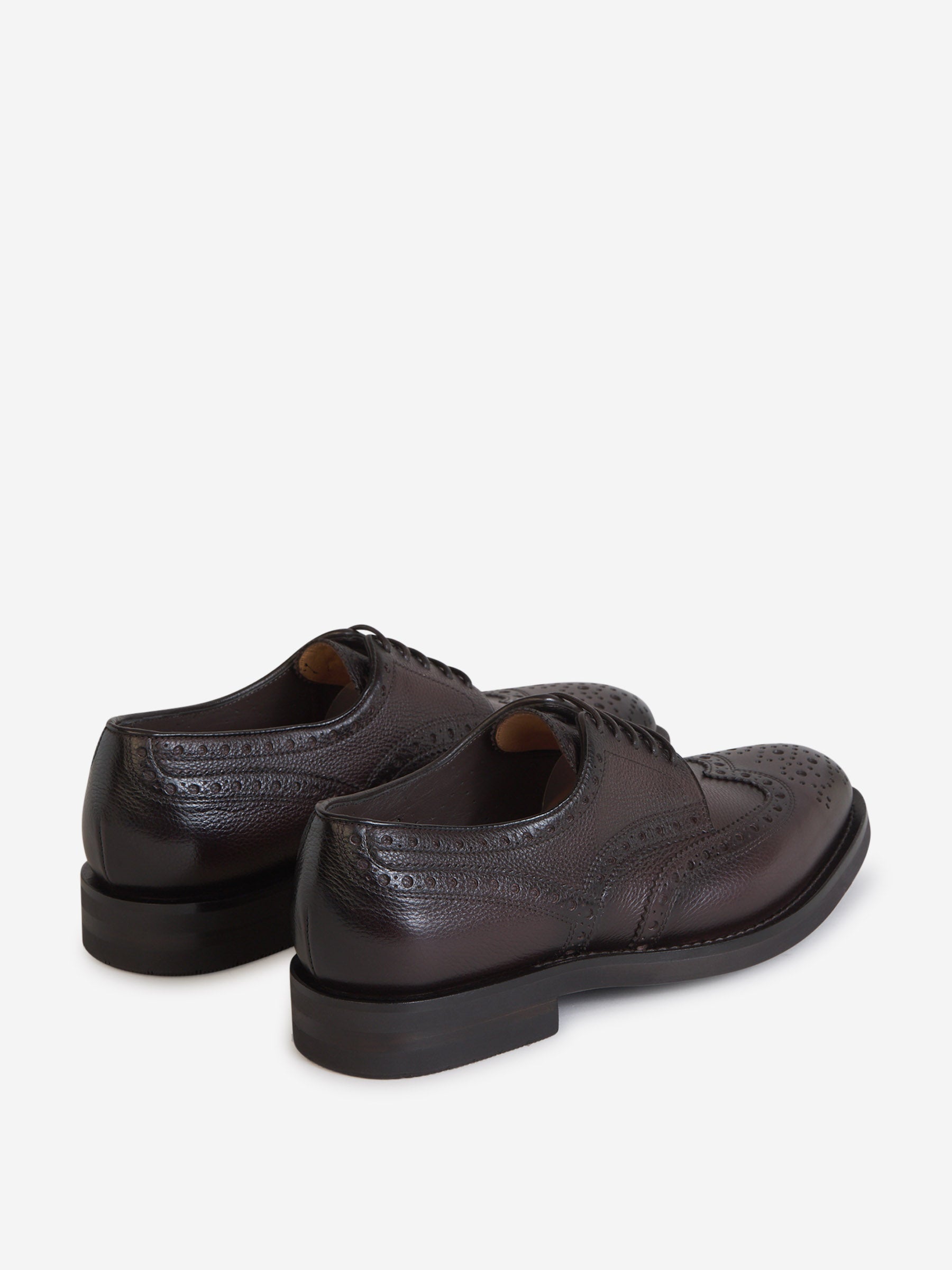 Outlet online Santoni Hombre Zapatos Distressed Piel color Marron Oscuro sku 611-004266 01 - Foto 3