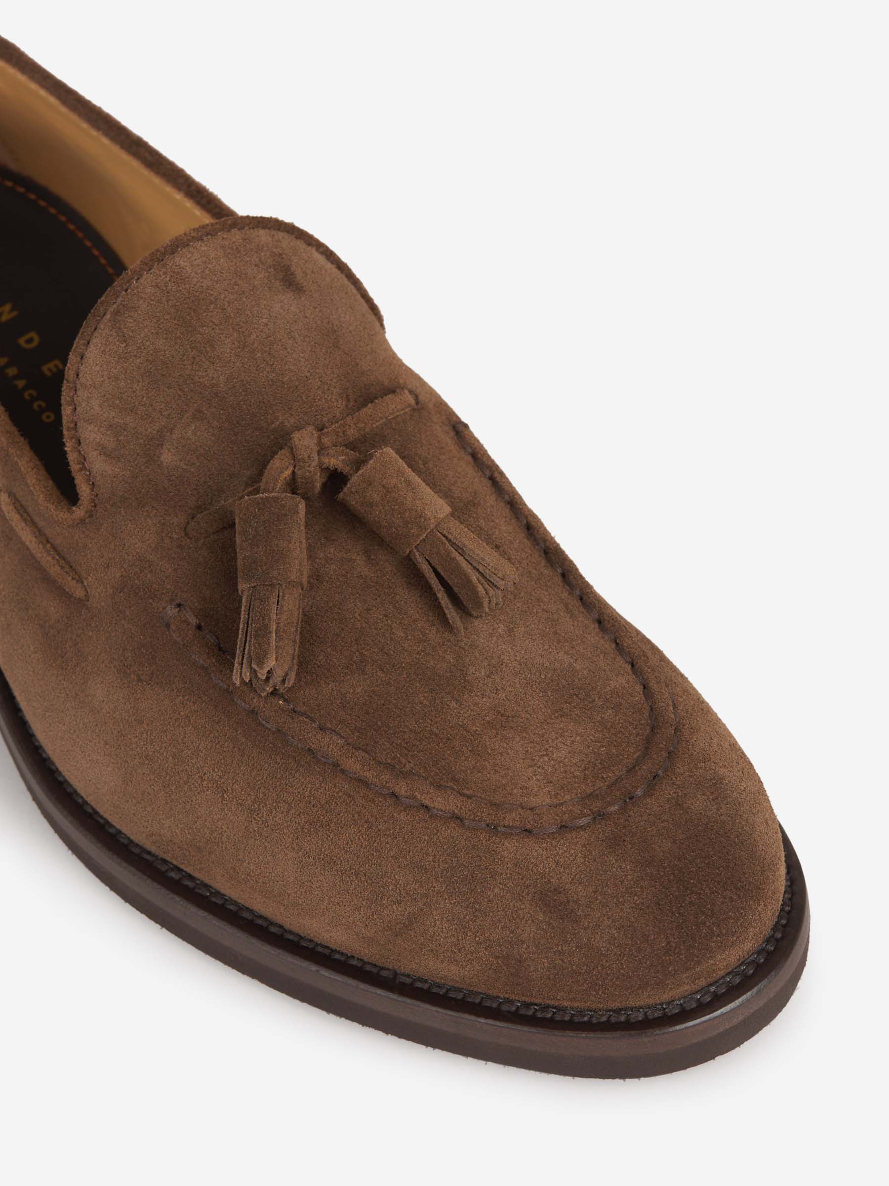 Outlet online Henderson Baracco Hombre Mocasines Ante Borlas color Caramelo sku 611-004292 01 - Foto 5