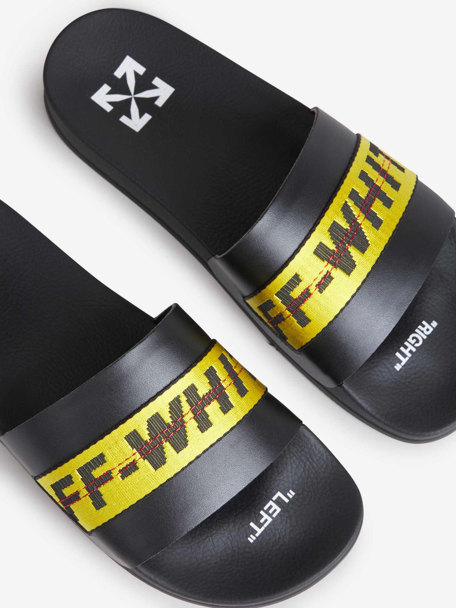 Off-White Sandalias Industriales Logo color Negro sku 613-000326 01 - Foto 4