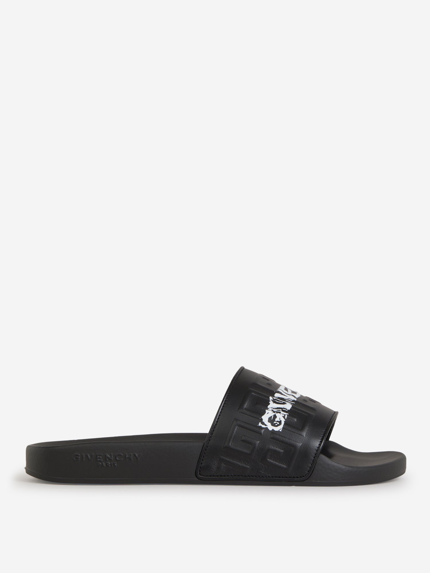 Givenchy Sandalias Logo Piel color Negro sku 613-000383 01 - Foto 1