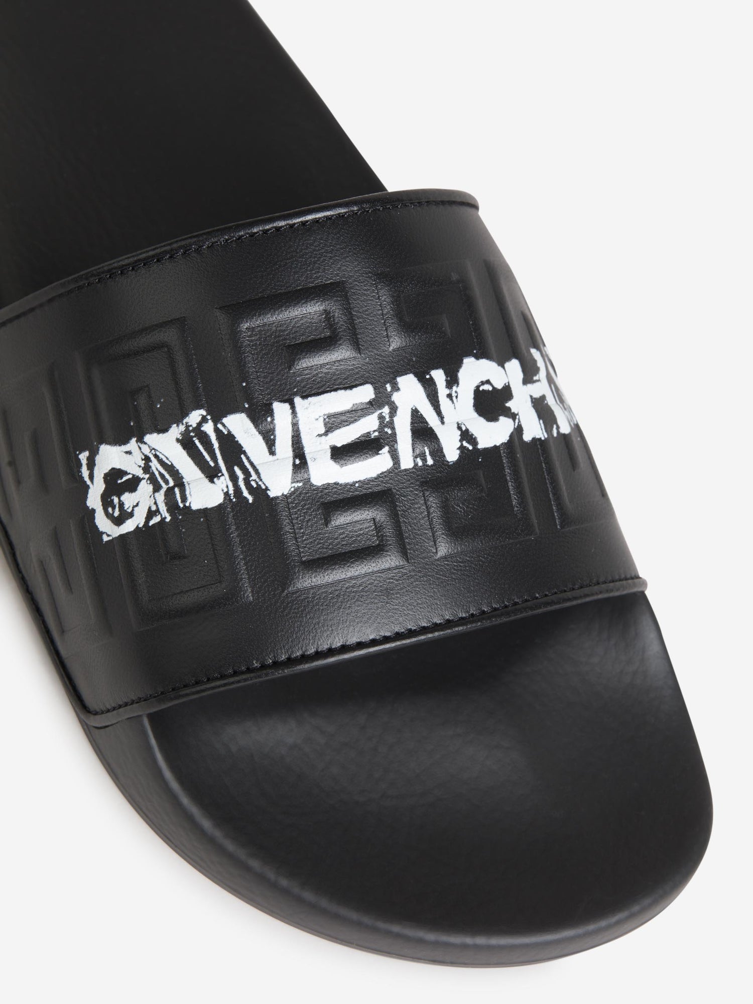 Givenchy Sandalias Logo Piel color Negro sku 613-000383 01 - Foto 4