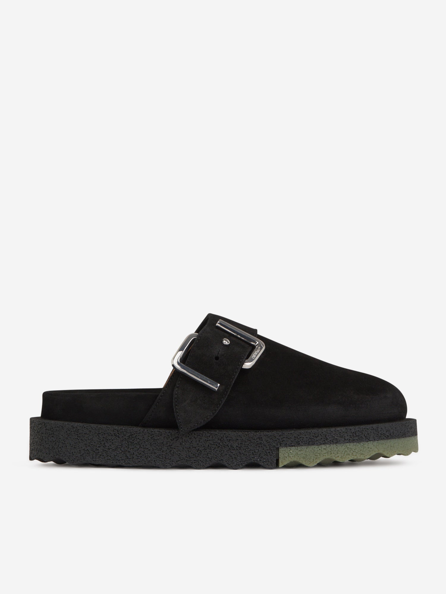 Outlet online Off-White Hombre Zuecos Spongesole Ante color Negro sku 613-000409 01 - Foto 1