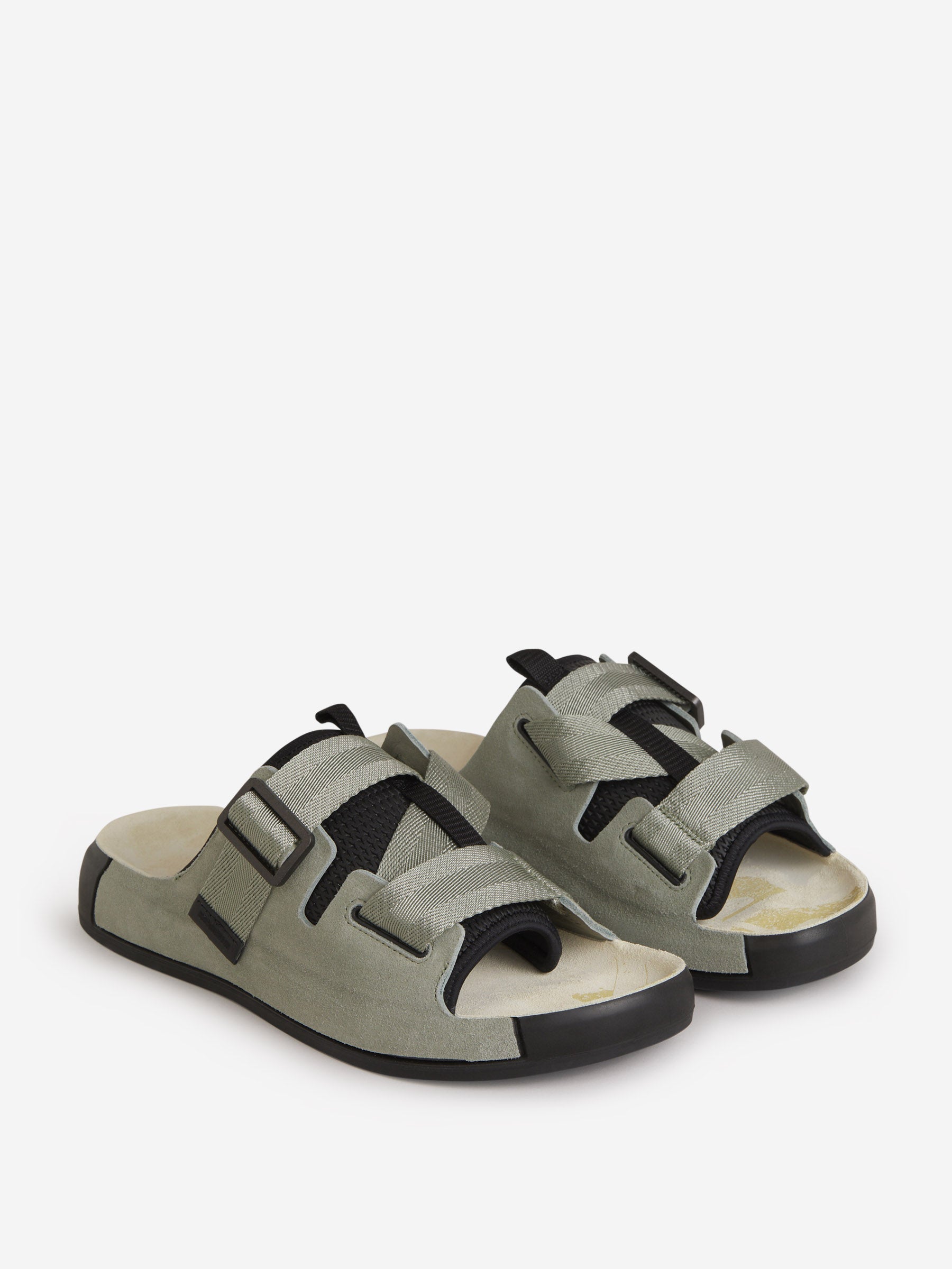 Outlet online Stone Island Shadow Project Hombre Sandalias Cierre Cruzado color Verde Militar sku 613-000415 01 - Foto 2