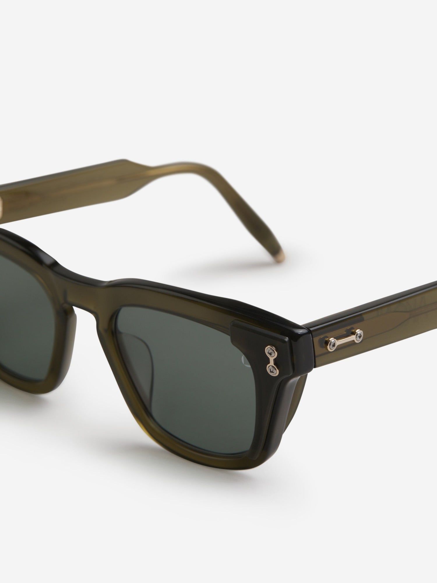 Akoni Gafas De Sol Rectangulares color Verde Oscuro sku 614-002465 01 - Foto 3