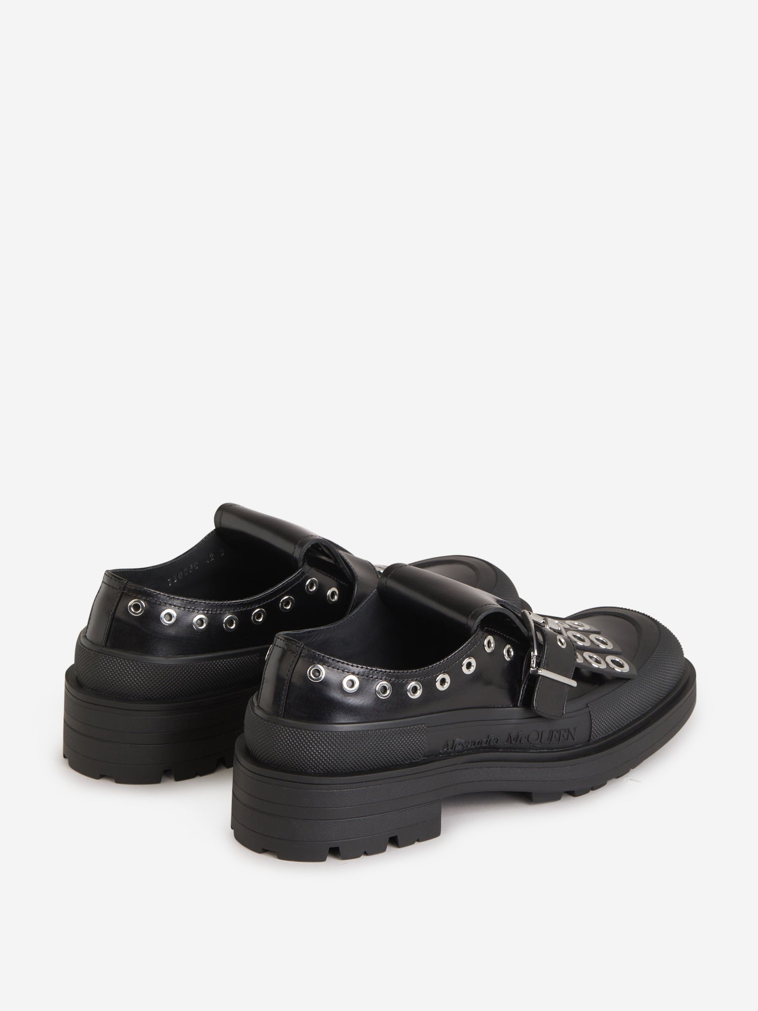 Alexander McQueen Mocasines Tachuelas Piel color Negro sku 616-002177 01 - Foto 3