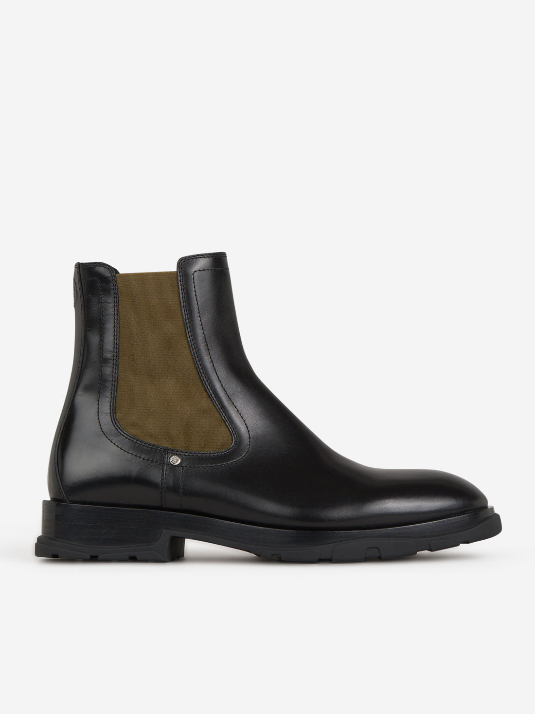 Alexander McQueen Botas Chelsea Piel color Negro sku 616-002179 01 - Foto 1