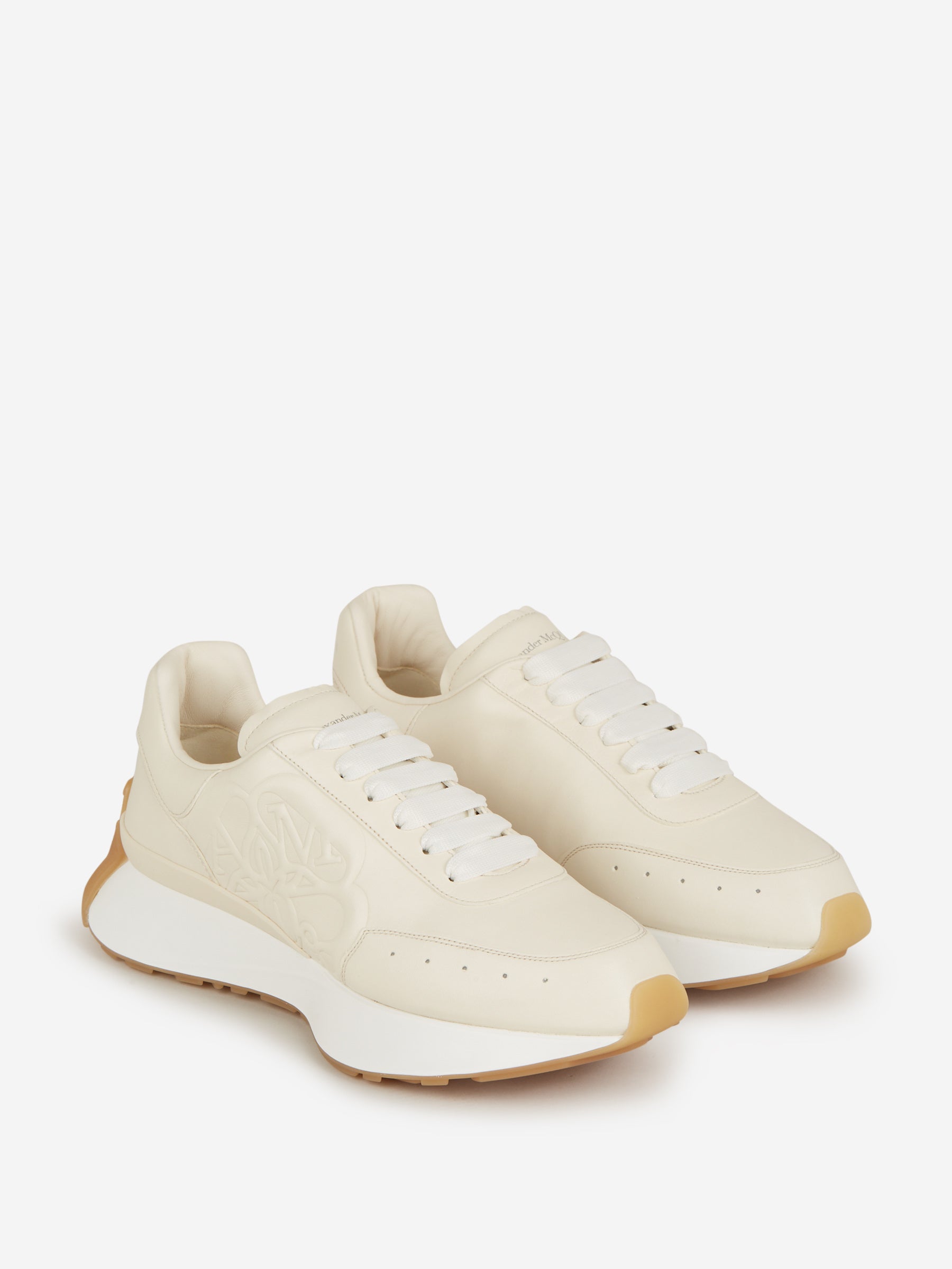 Alexander McQueen Sneakers Sprint Runner color Blanco sku 616-002181 01 - Foto 2